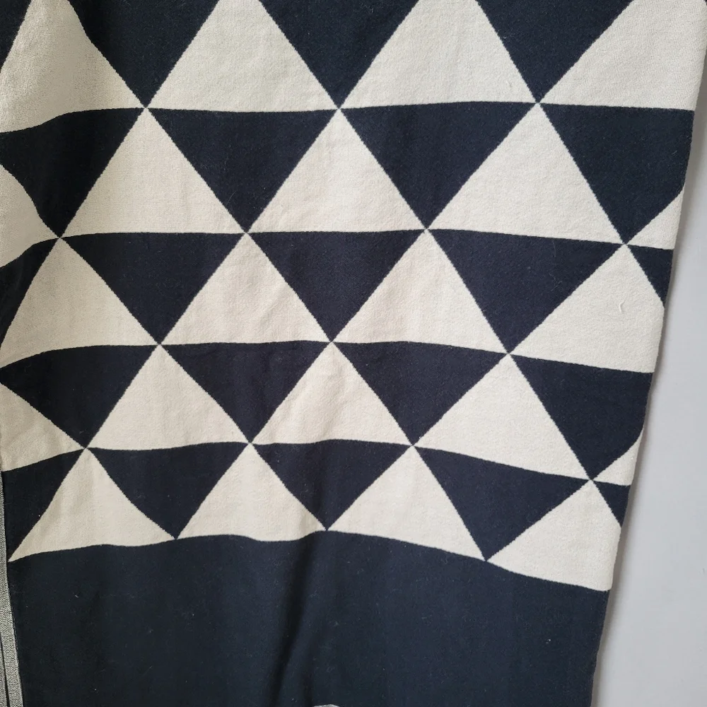 Ikea Johanne Fringe Blanket Throw